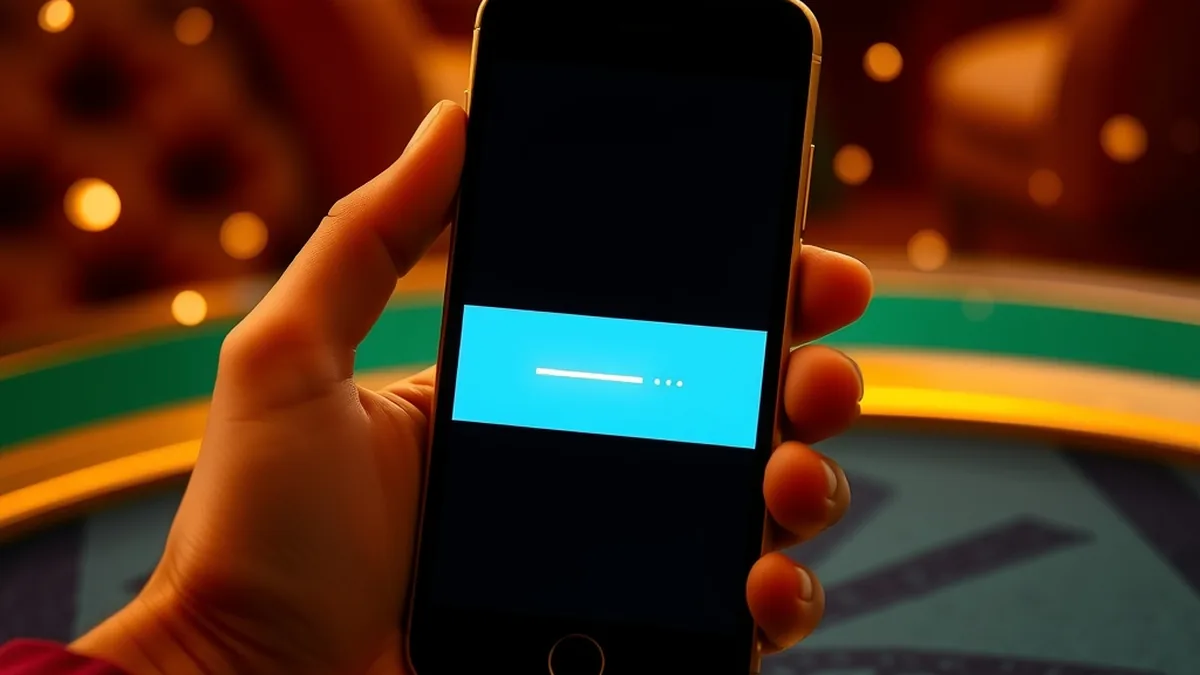 Smartphone with a blank code field beside chips and a gift ticket